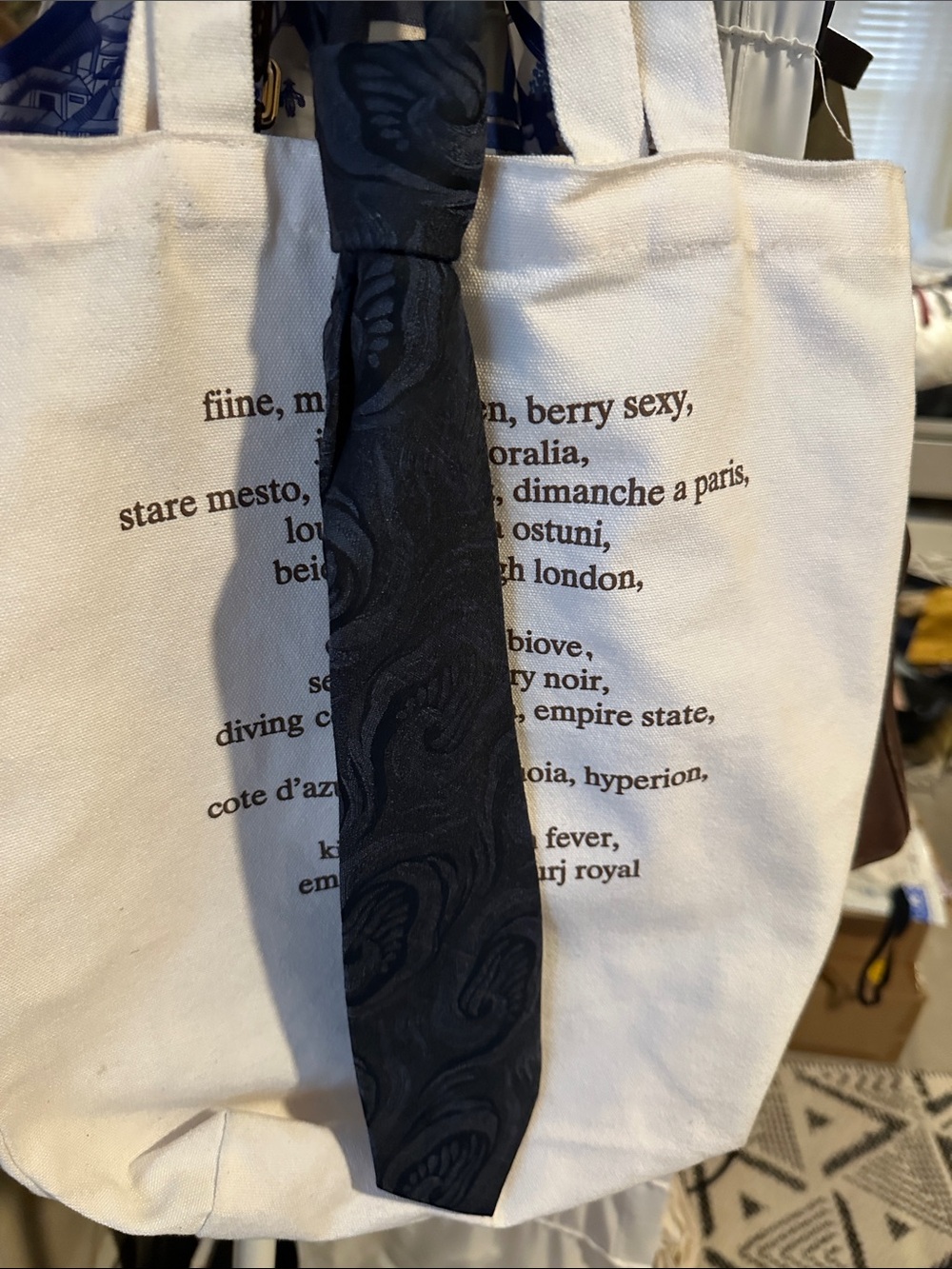 Men's Black Paisley Jacquard Tie -